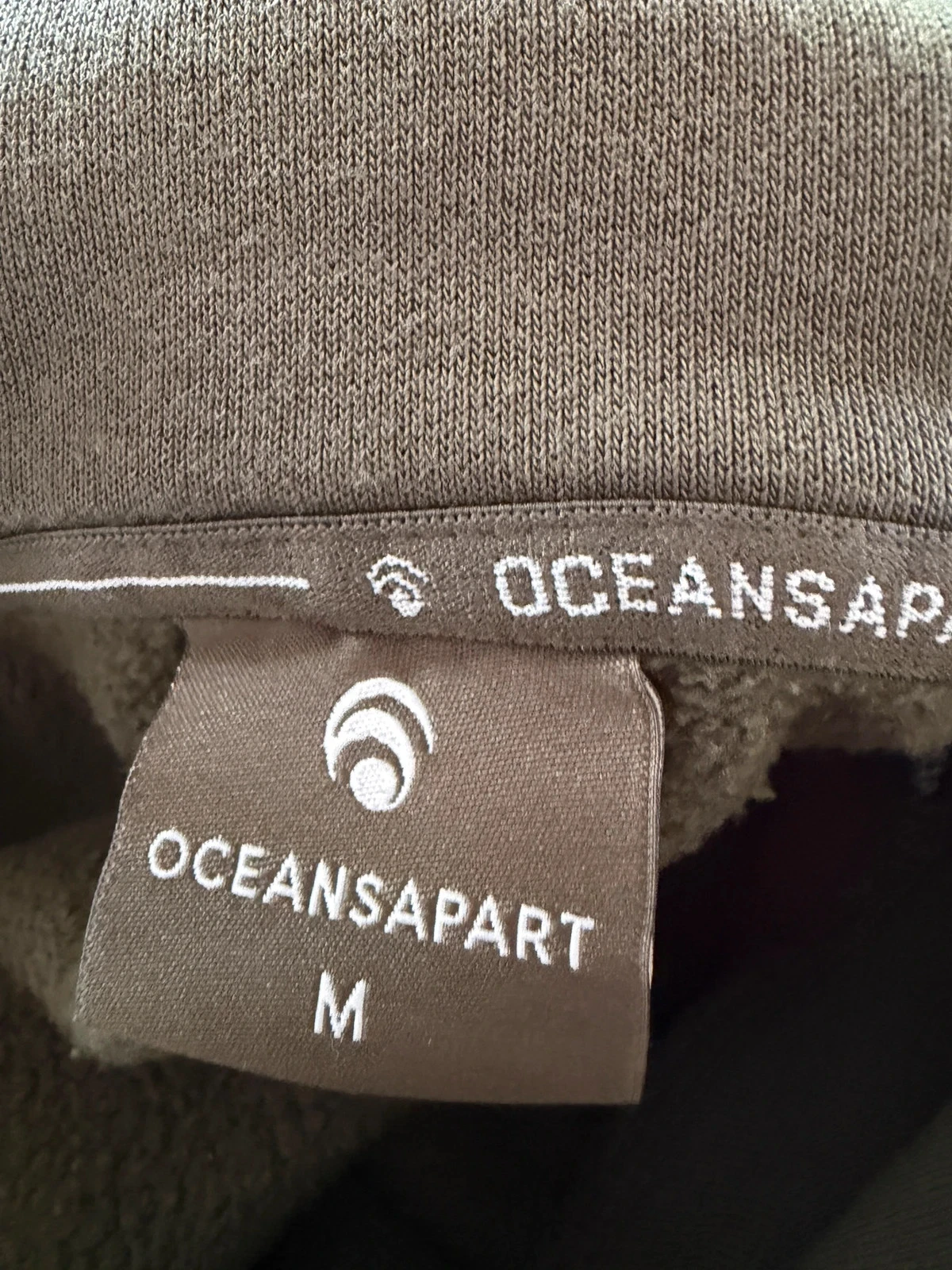 Conjunto Oceansapart caqui – Sudadera con capucha y pantalón de chándal – Talla M – Estado perfecto – photo 8